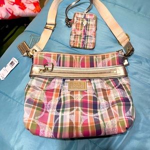 NWT coach poppy purse and matching wallet